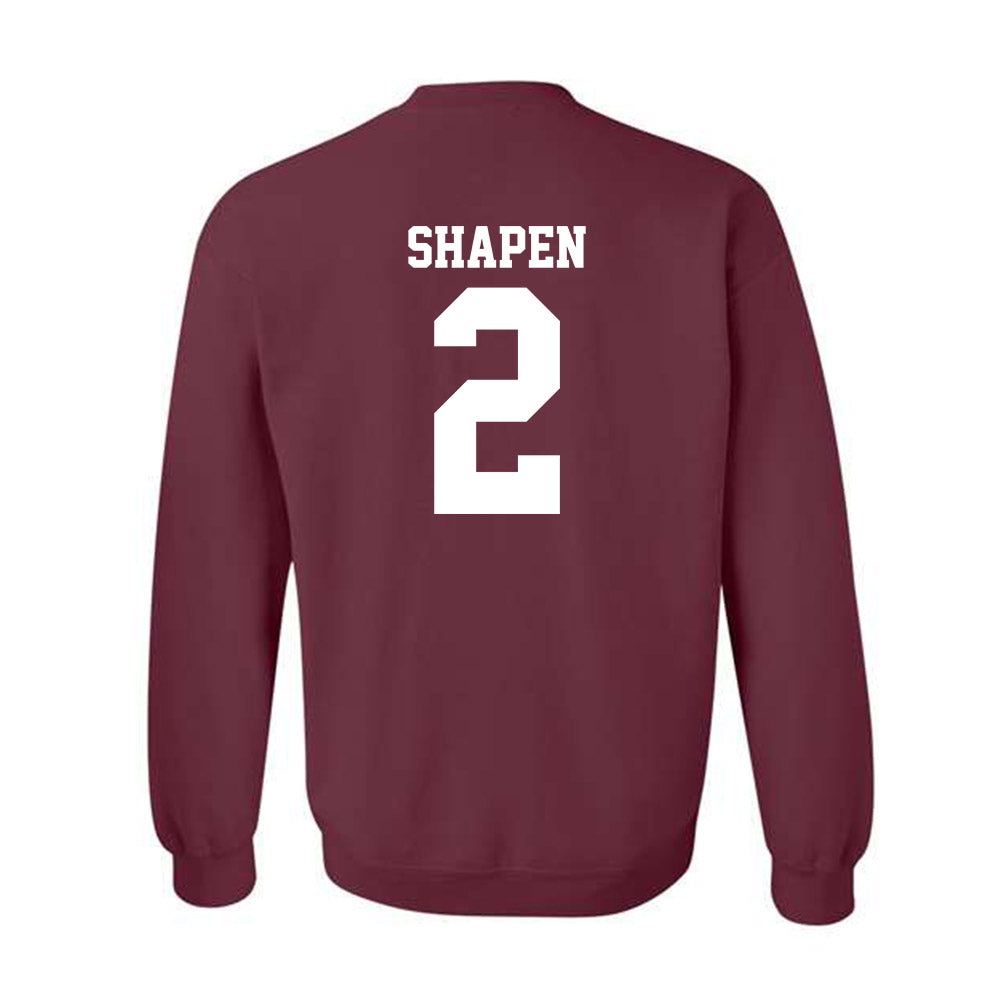 Mississippi State - NCAA Football : Blake Shapen - Classic Shersey Crewneck Sweatshirt-1