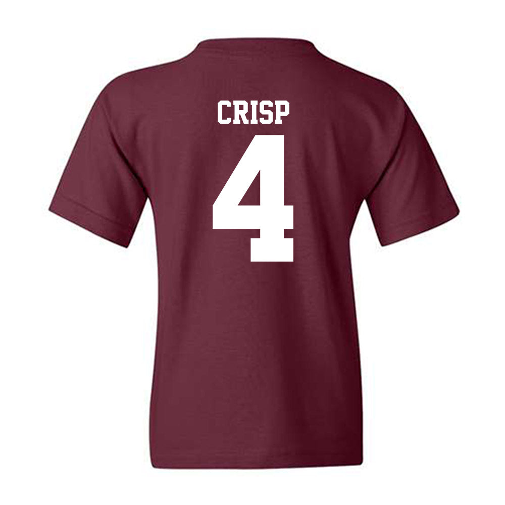Mississippi State - NCAA Women's Basketball : Trayanna Crisp - Classic Shersey Youth T-Shirt-1