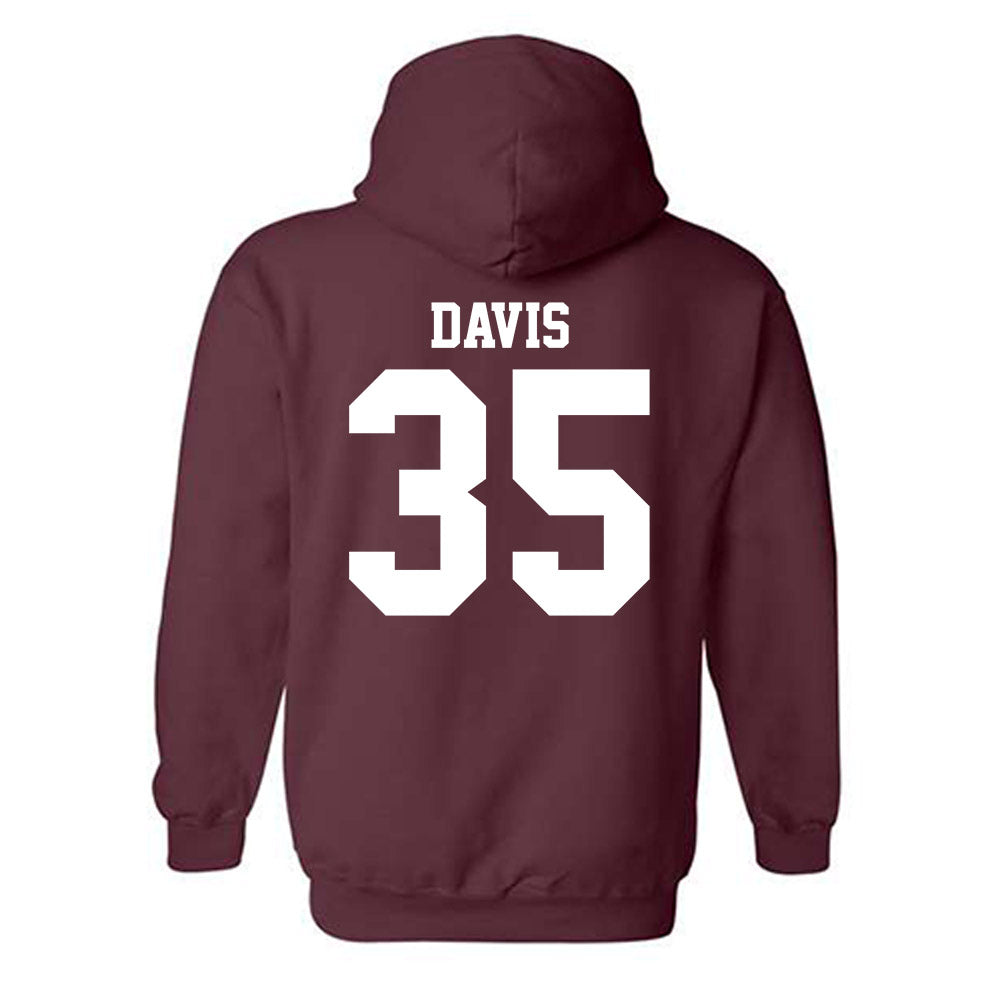 Mississippi State - NCAA Baseball : Ben Davis - Classic Shersey Hooded Sweatshirt-1