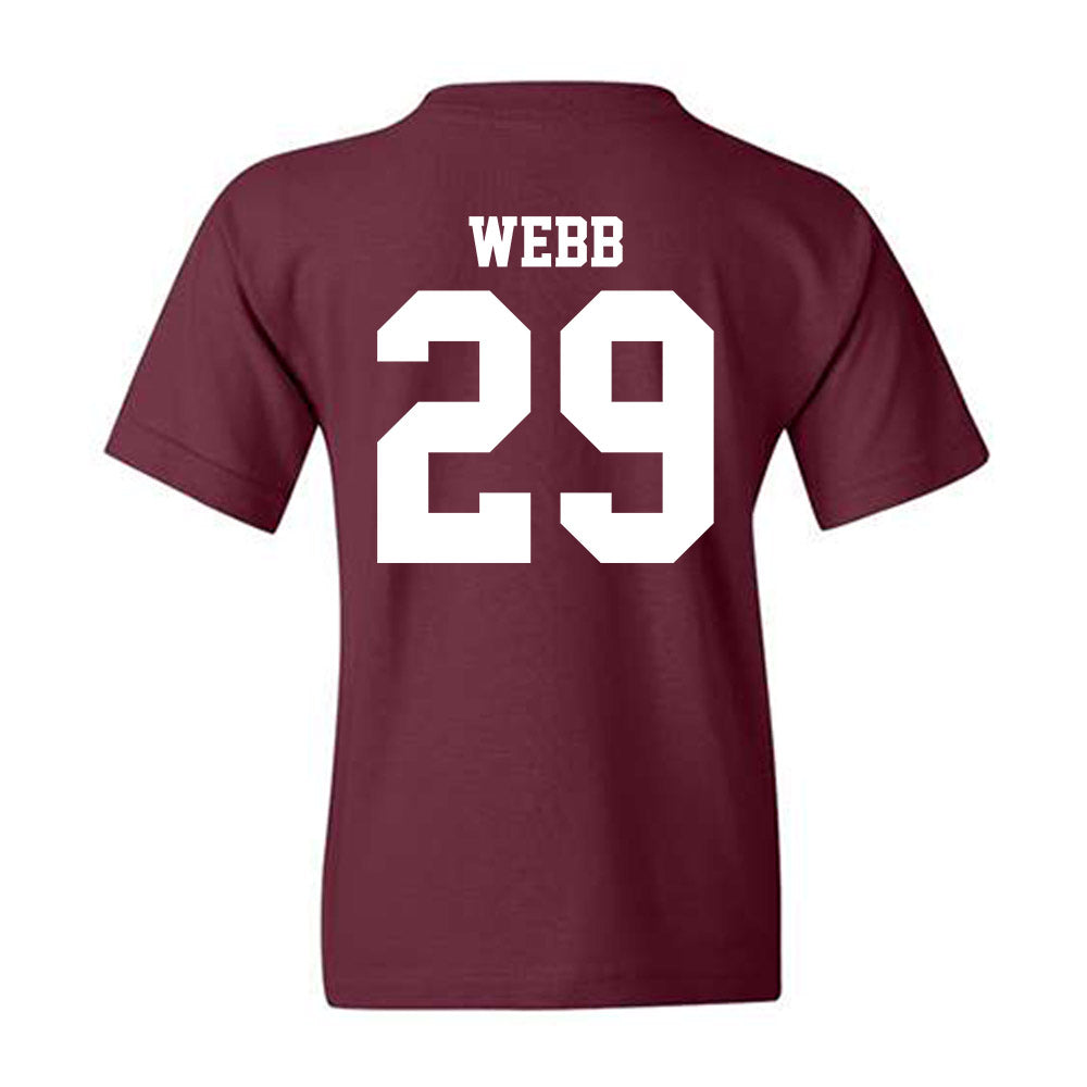 Mississippi State - NCAA Baseball : Maddox Webb - Classic Shersey Youth T-Shirt-1