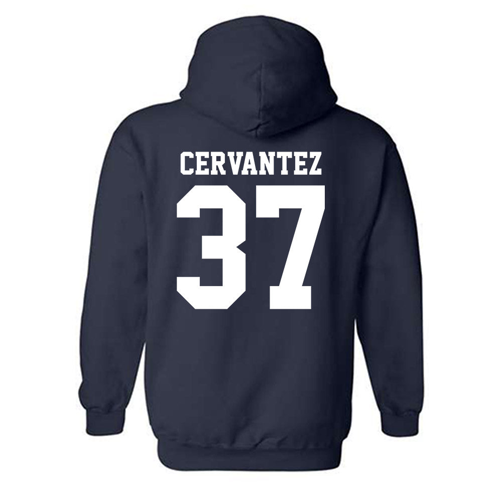 Nevada - NCAA Baseball : Takeo Cervantez - Classic Shersey Hooded Sweatshirt-1