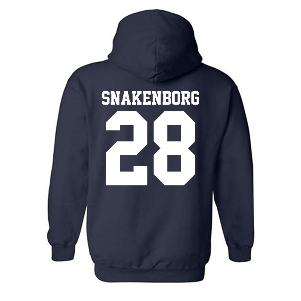 Nevada - NCAA Baseball : nate Snakenborg - Classic Shersey Hooded Sweatshirt-1