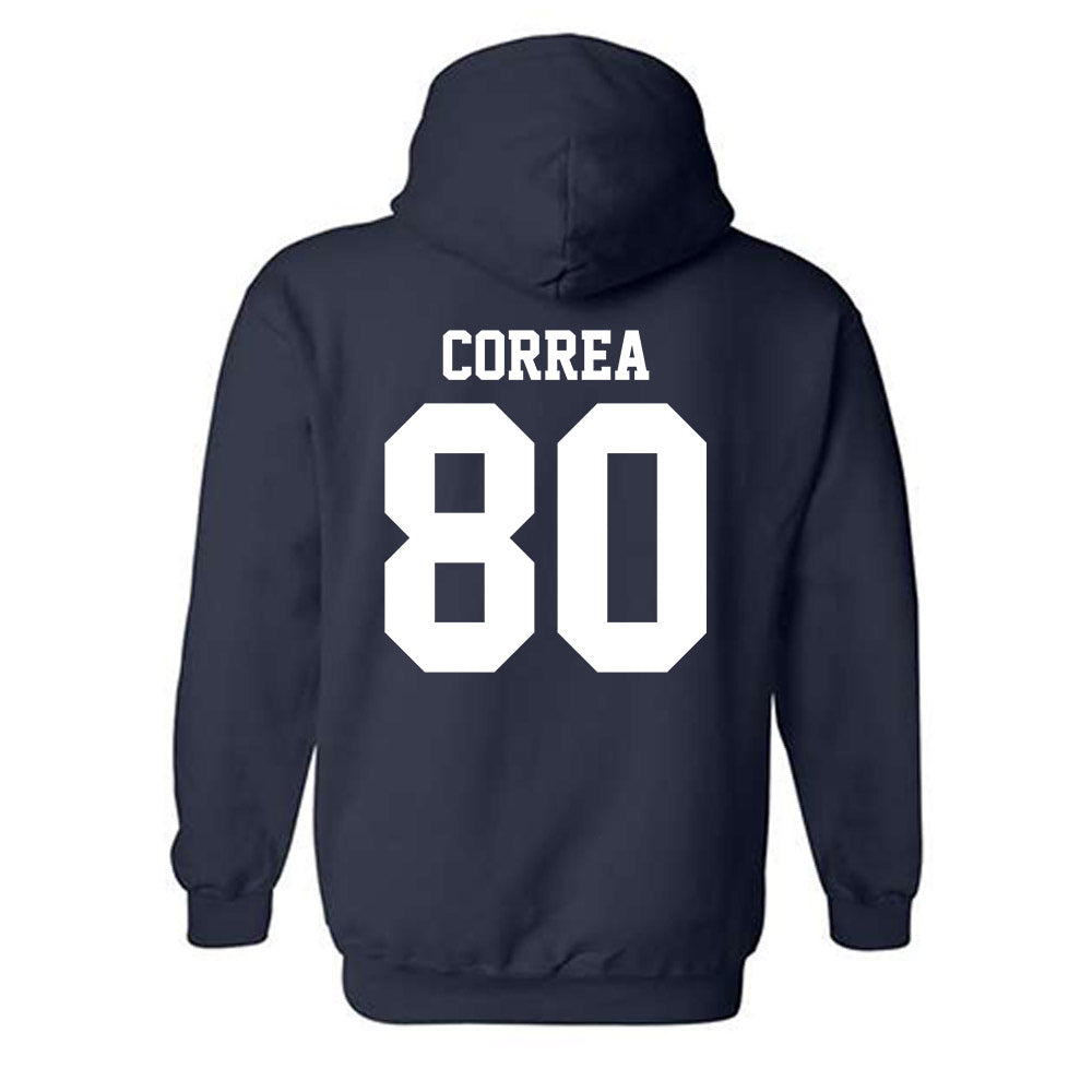 Nevada - NCAA Football : Johnathan Correa - Classic Shersey Hooded Sweatshirt-1