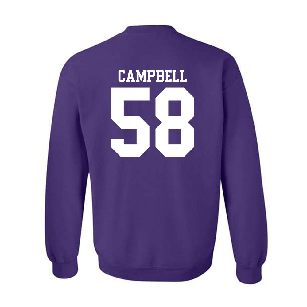 Northwestern - NCAA Football : Nathaniel Campbell - Classic Shersey Crewneck Sweatshirt-1