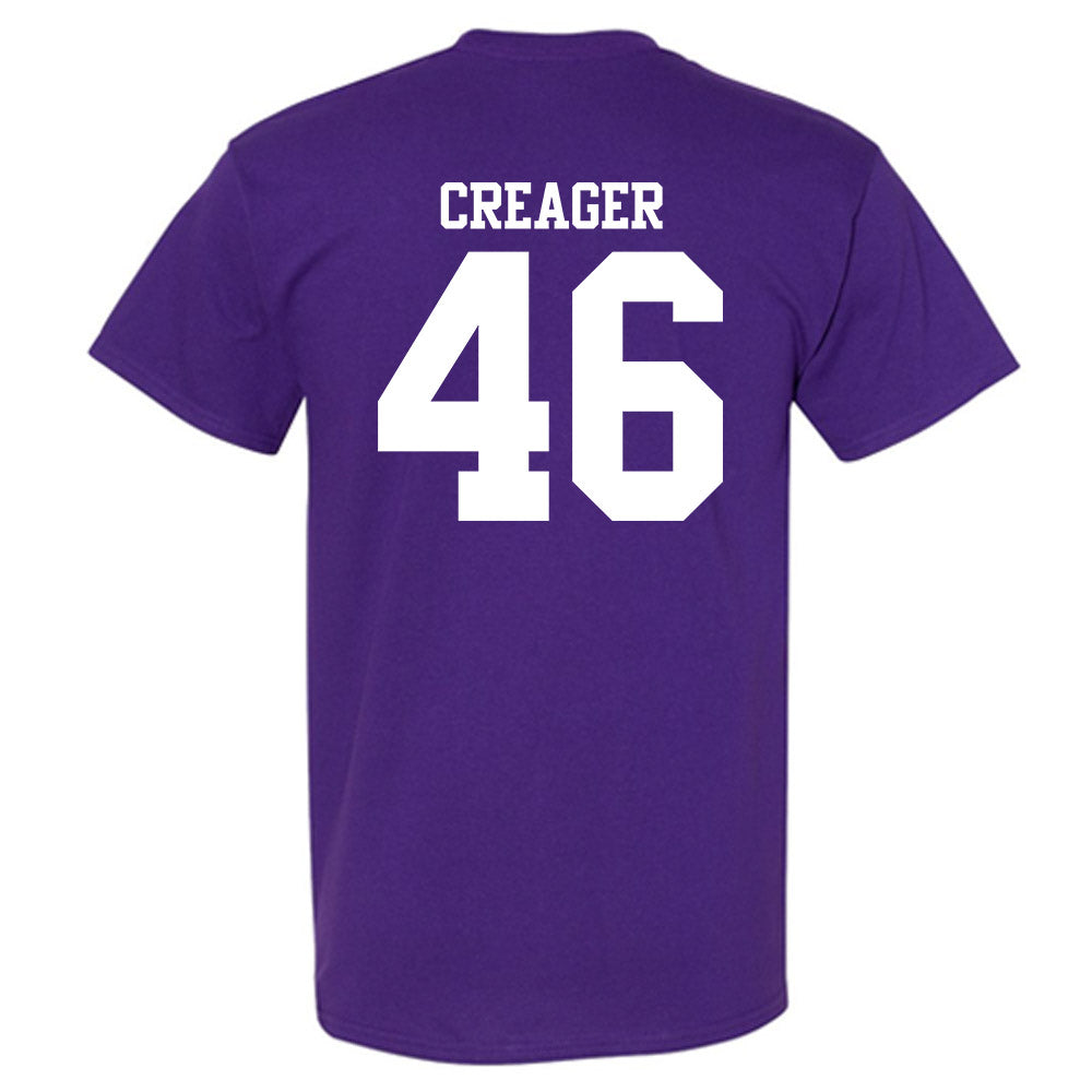 Northwestern - NCAA Football : Lincoln Creager - Classic Shersey T-Shirt-1
