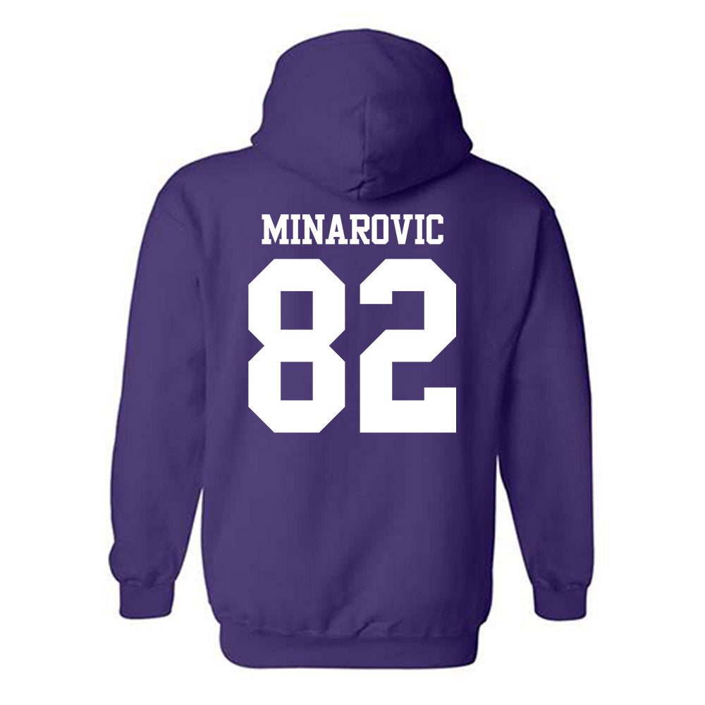 Northwestern - NCAA Softball : Grace Minarovic - Classic Shersey Hooded Sweatshirt-1