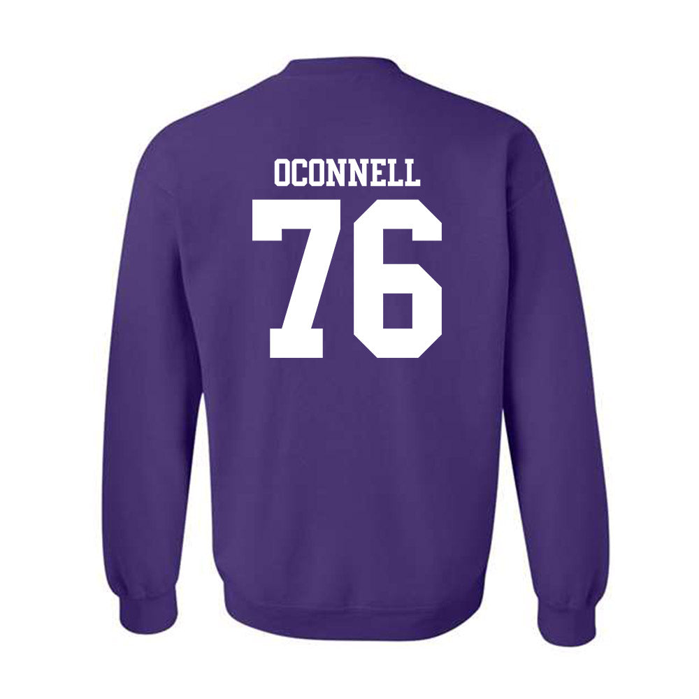 Northwestern - NCAA Football : Michael OConnell - Classic Shersey Crewneck Sweatshirt-1