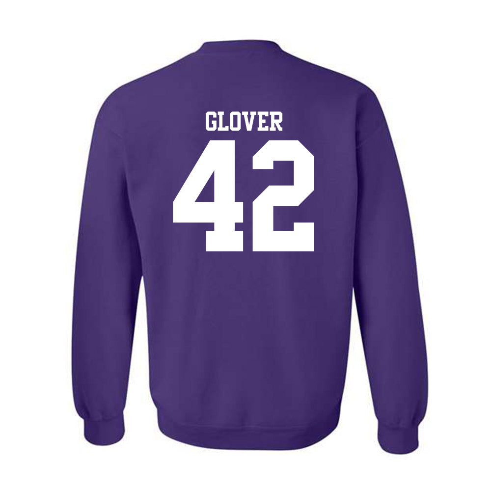 Northwestern - NCAA Football : Nigel Glover - Classic Shersey Crewneck Sweatshirt-1