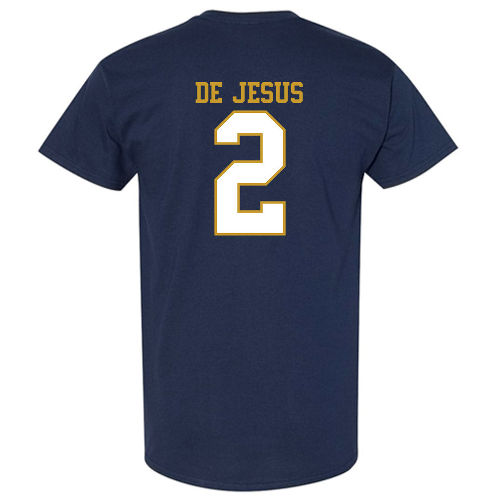 Notre Dame - NCAA Women's Basketball : Vanessa de Jesus - Generic Shersey T-Shirt-1
