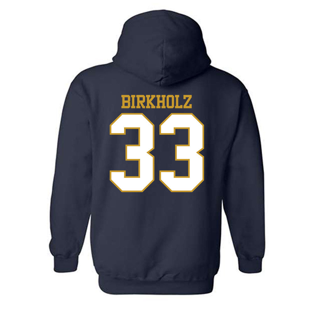 Notre Dame - NCAA Baseball : Radek Birkholz - Generic Shersey Hooded Sweatshirt