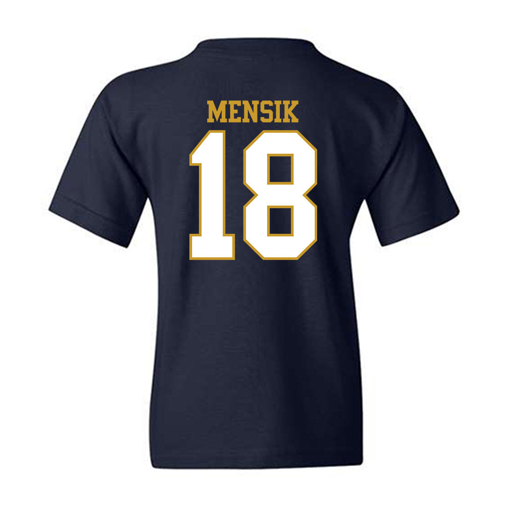 Notre Dame - NCAA Women's Soccer : Berkley Mensik - Generic Shersey Youth T-Shirt-1