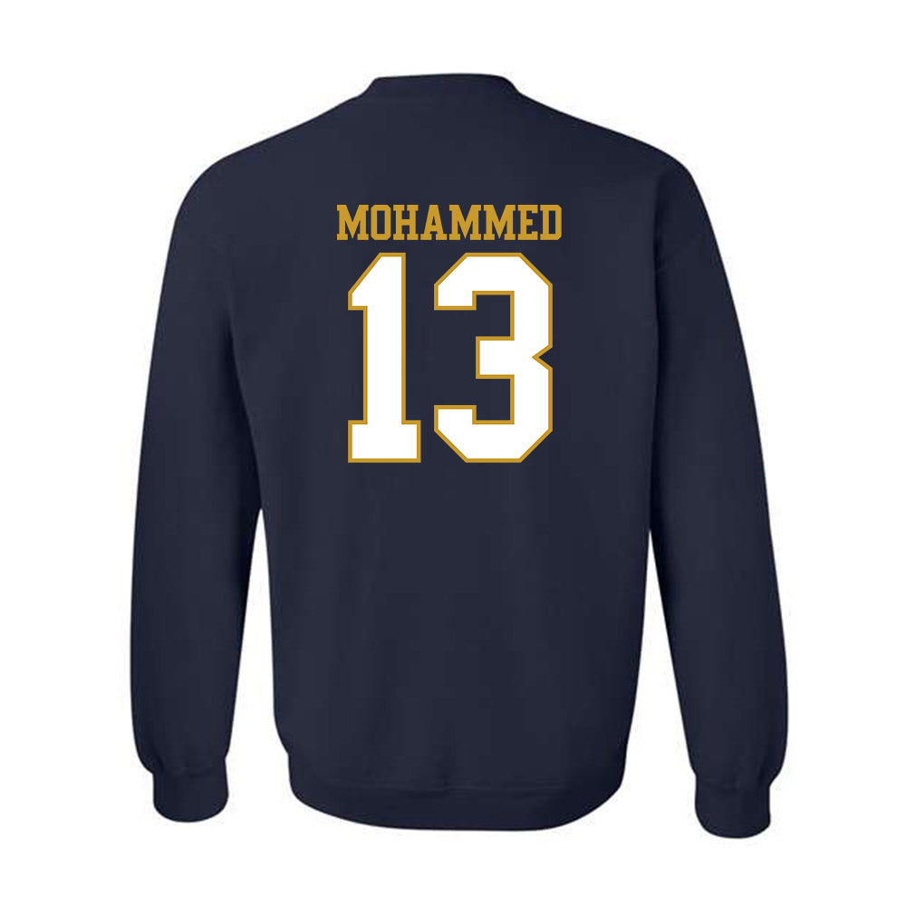 Notre Dame - NCAA Men's Basketball : Sir Mohammed - Generic Shersey Crewneck Sweatshirt-1