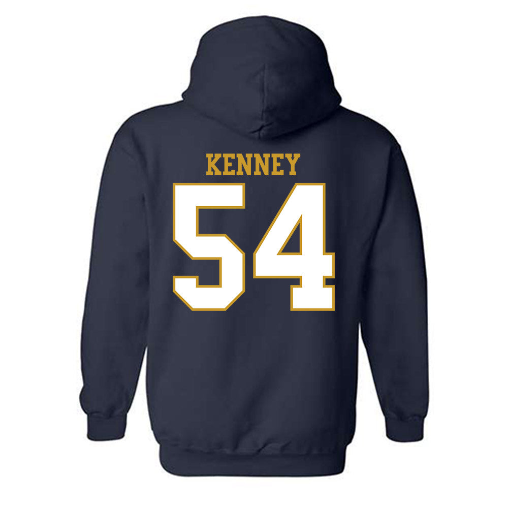 Notre Dame - NCAA Men's Lacrosse : James Kenney - Generic Shersey Hooded Sweatshirt