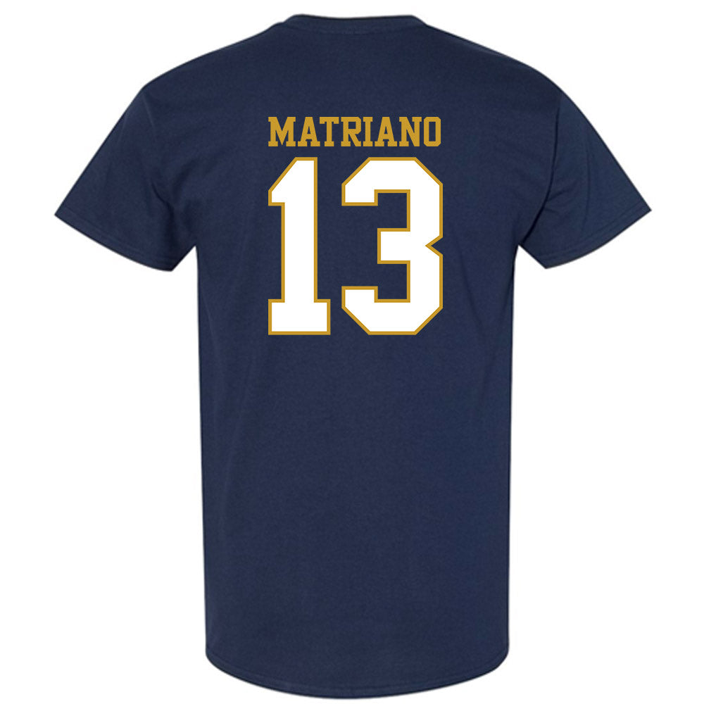 Notre Dame - NCAA Women's Soccer : Delaney Matriano - Generic Shersey T-Shirt-1