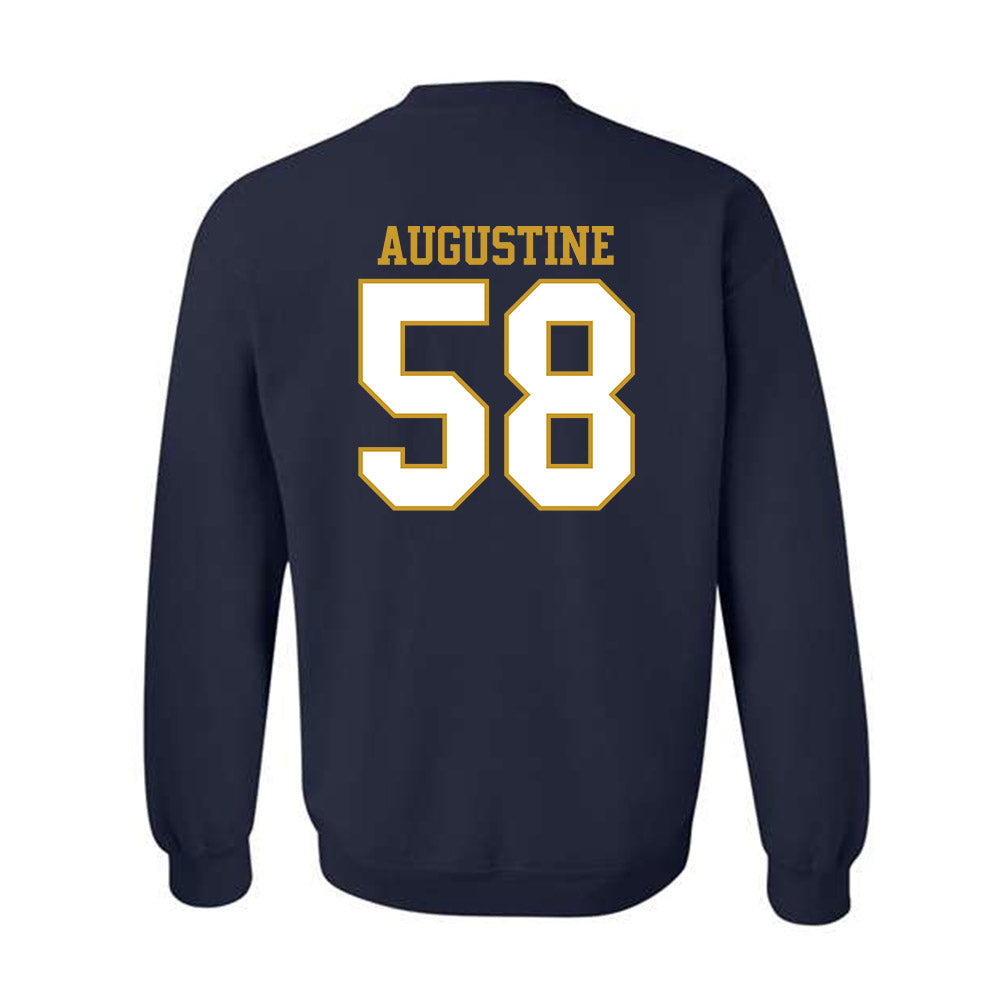 Notre Dame - NCAA Football : Matty Augustine - Generic Shersey Crewneck Sweatshirt-1
