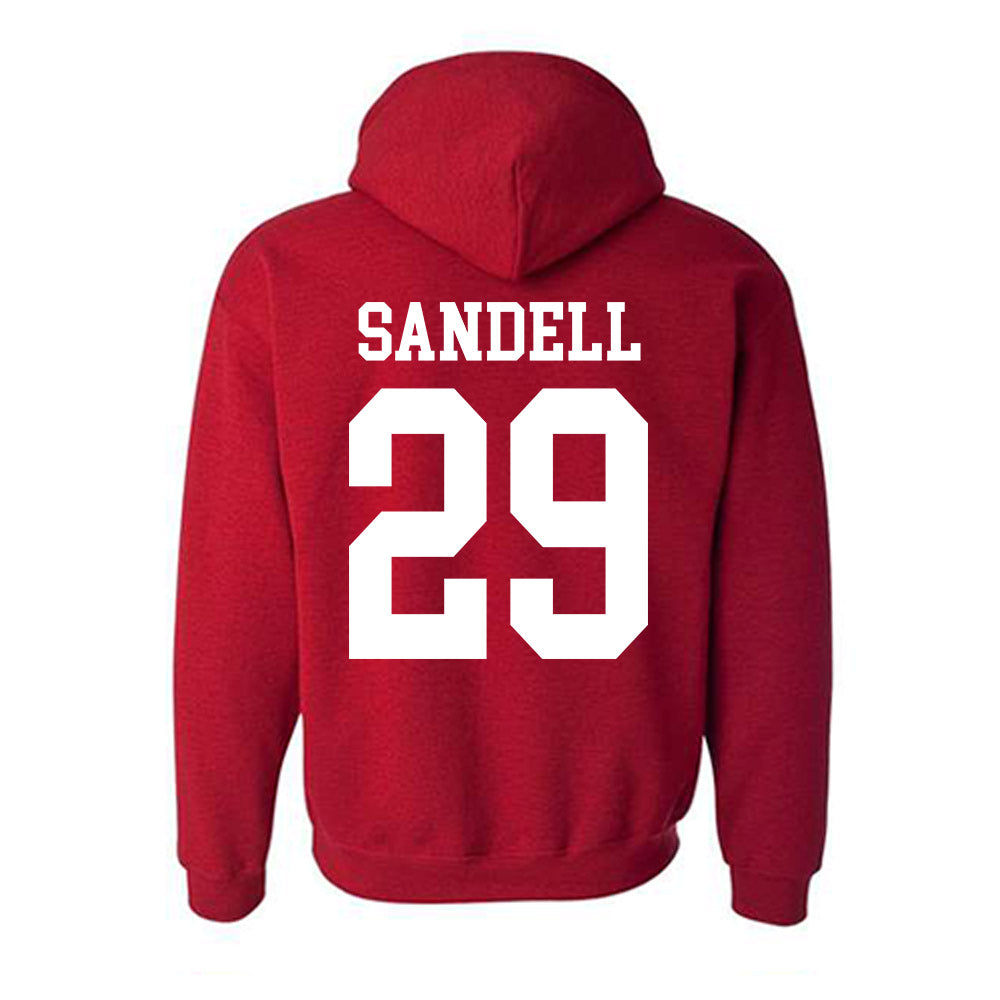 Oklahoma - NCAA Football : Tate Sandell - Classic Shersey Hooded Sweatshirt-1