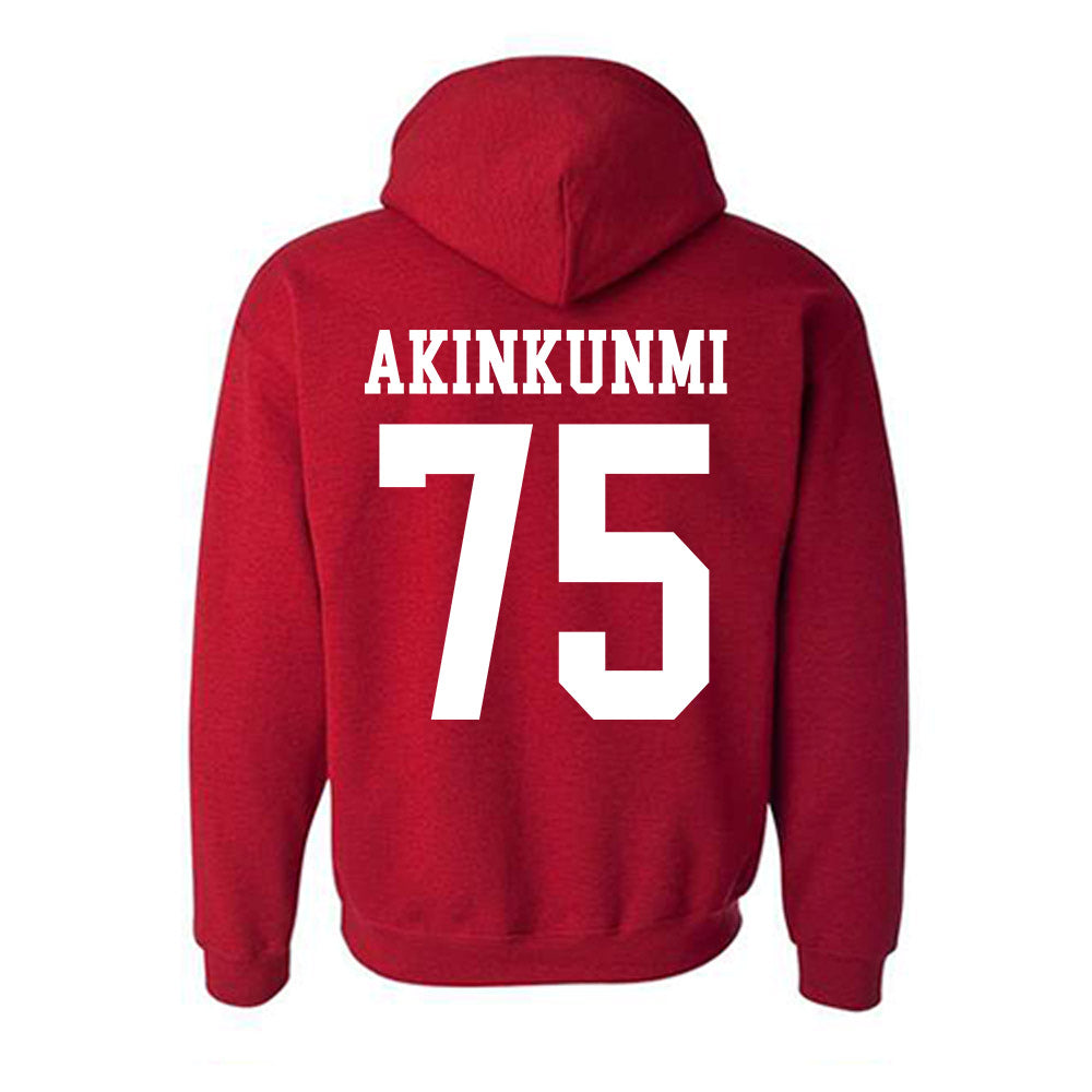 Oklahoma - NCAA Football : Daniel Akinkunmi - Classic Shersey Hooded Sweatshirt-1