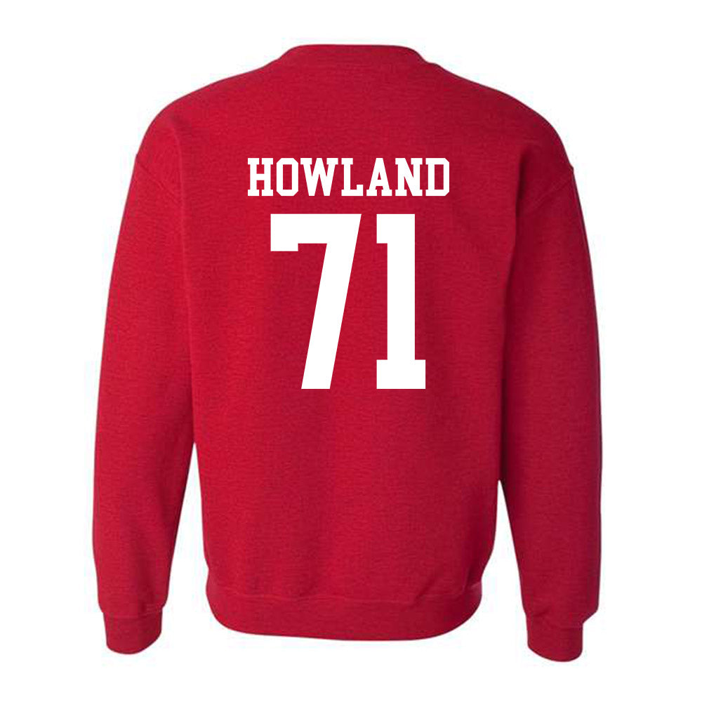 Oklahoma - NCAA Football : Logan Howland - Classic Shersey Crewneck Sweatshirt-1