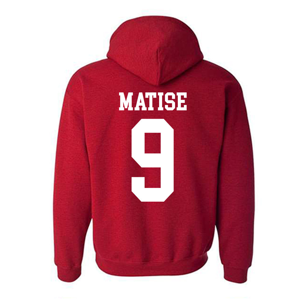 Oklahoma - NCAA Women's Soccer : Keller Matise - Classic Shersey Hooded Sweatshirt-1