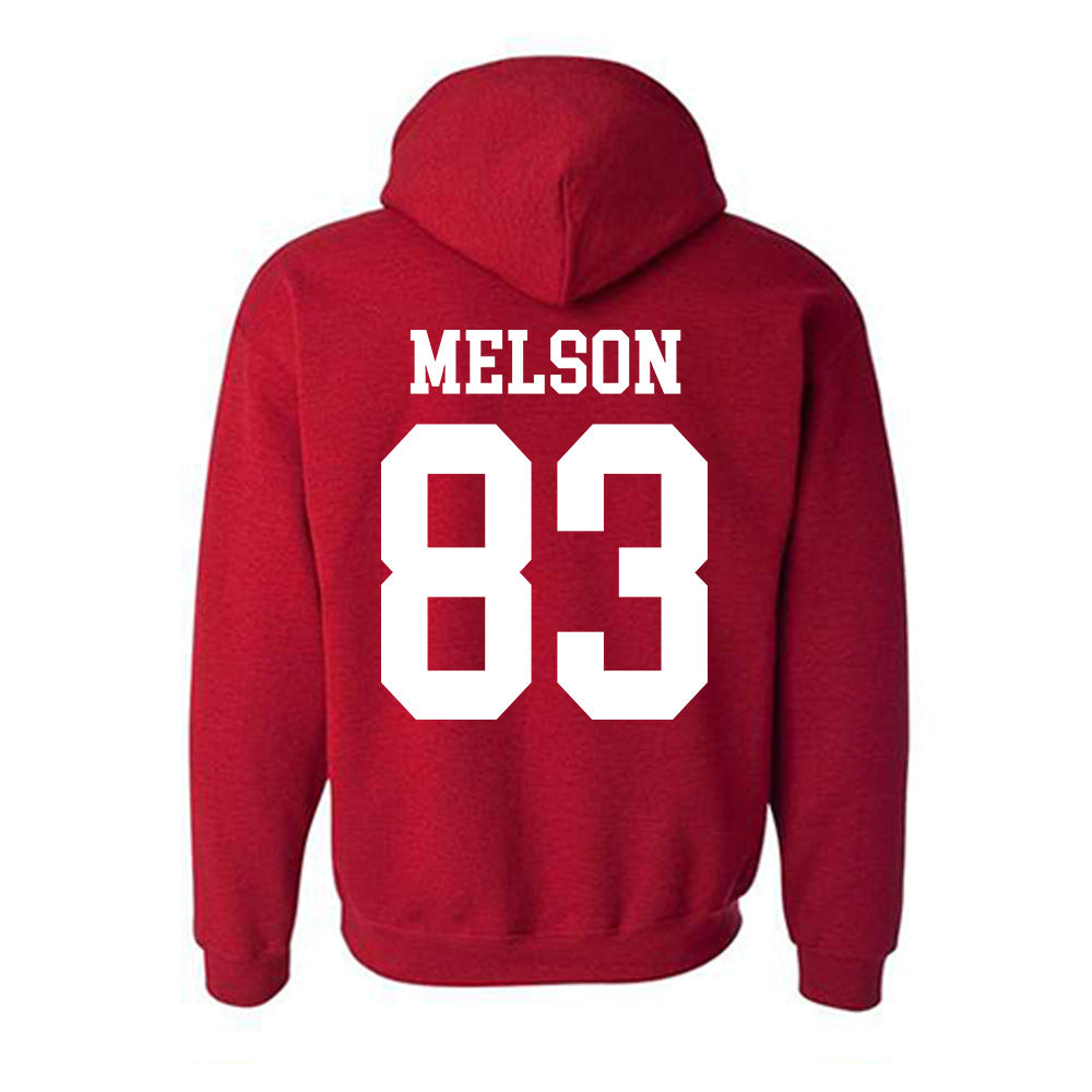 Oklahoma - NCAA Football : Major Melson - Classic Shersey Hooded Sweatshirt-1