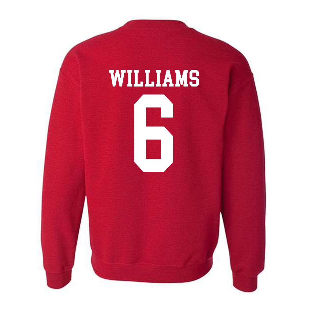 Oklahoma - NCAA Women's Basketball : Sahara Williams - Classic Shersey Crewneck Sweatshirt-1
