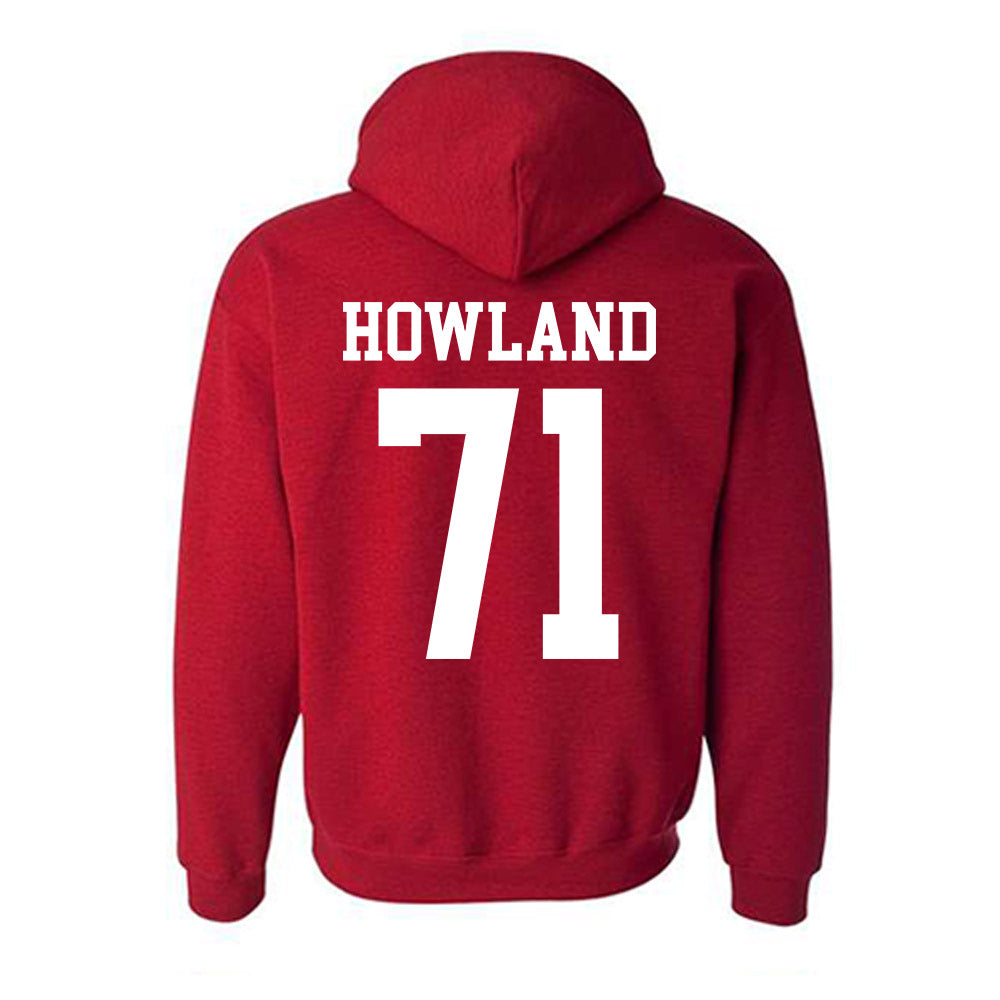 Oklahoma - NCAA Football : Logan Howland - Classic Shersey Hooded Sweatshirt-1
