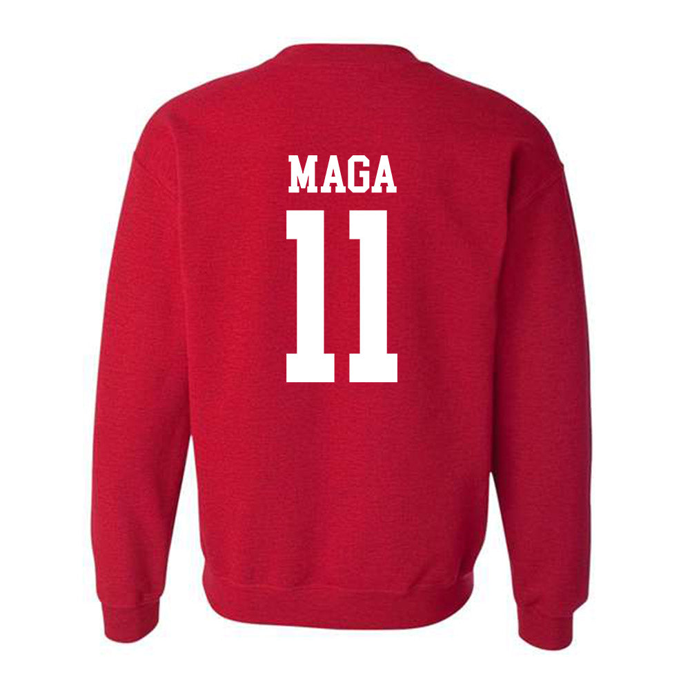 Oklahoma - NCAA Women's Volleyball : Avaya Maga - Classic Shersey Crewneck Sweatshirt-1