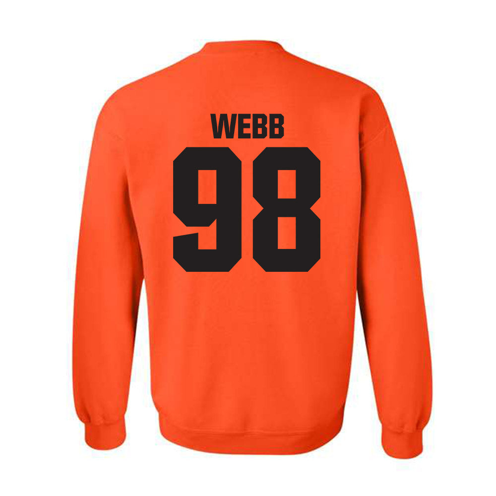 Oklahoma State - NCAA Football : Luke Webb - Classic Shersey Crewneck Sweatshirt-1