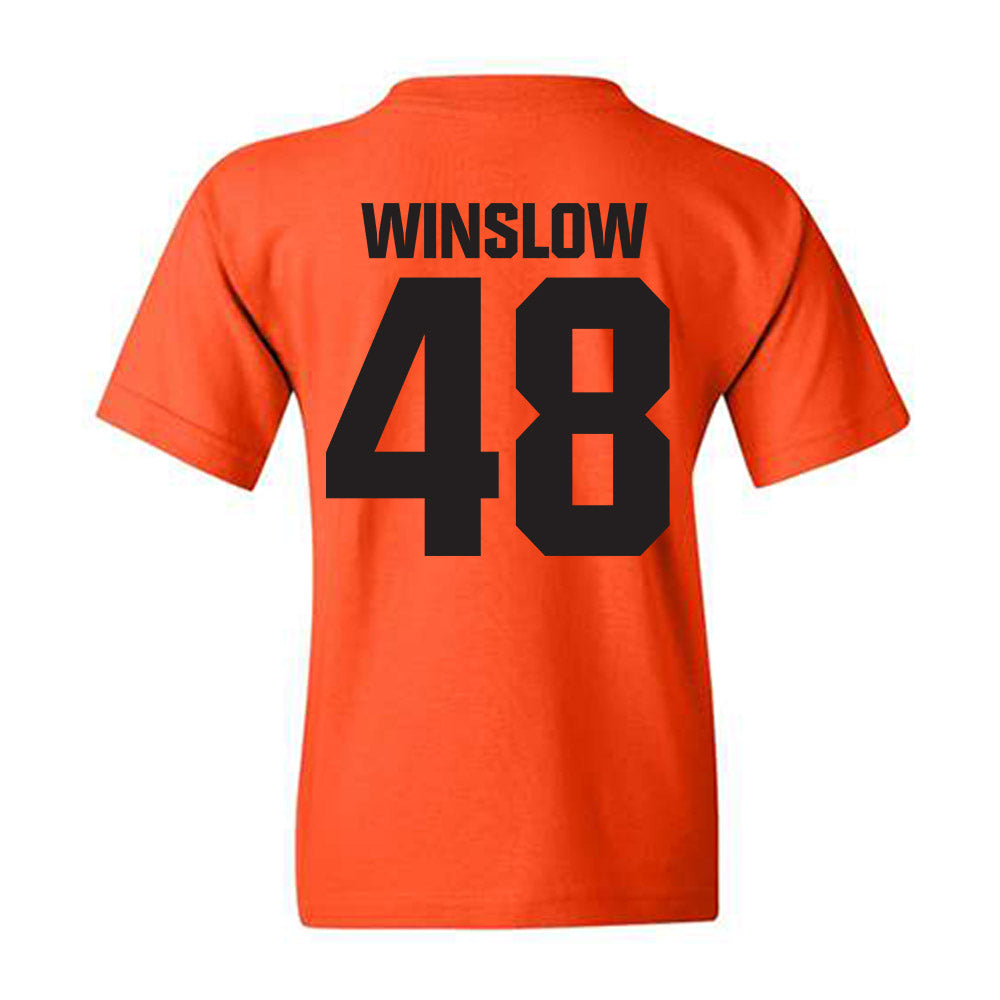 Oklahoma State - NCAA Baseball : Drew Winslow - Classic Shersey Youth T-Shirt-1