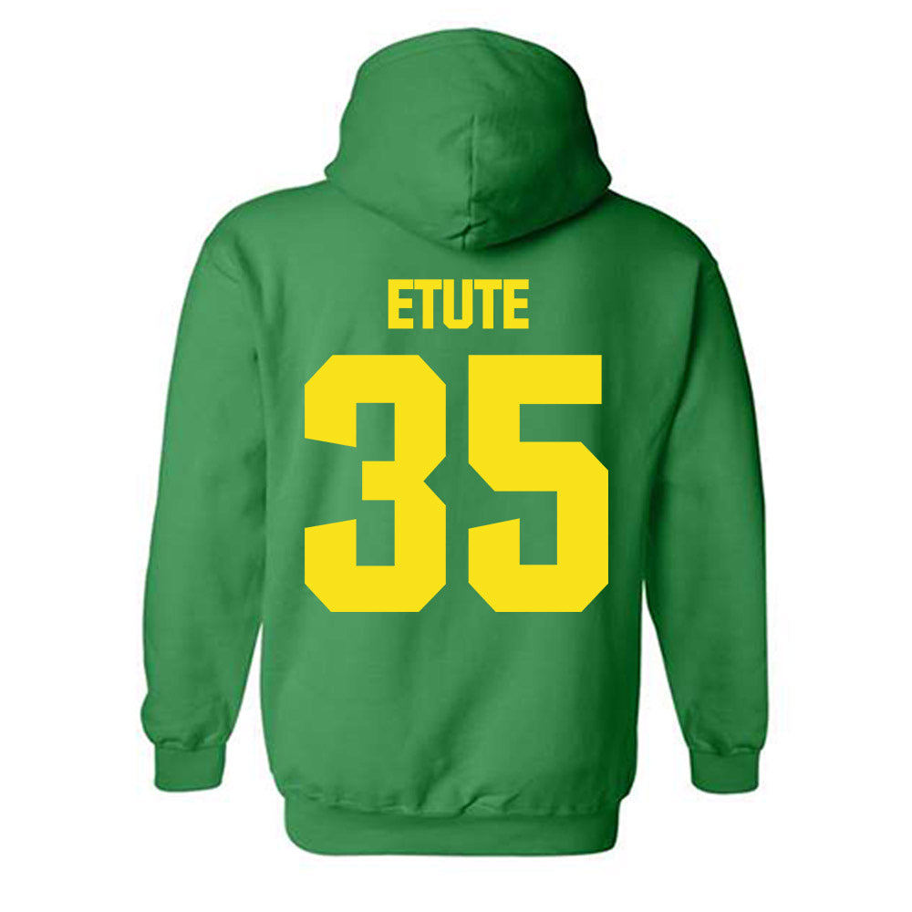 Oregon - NCAA Women's Basketball : Ehis Etute - Hooded Sweatshirt-1