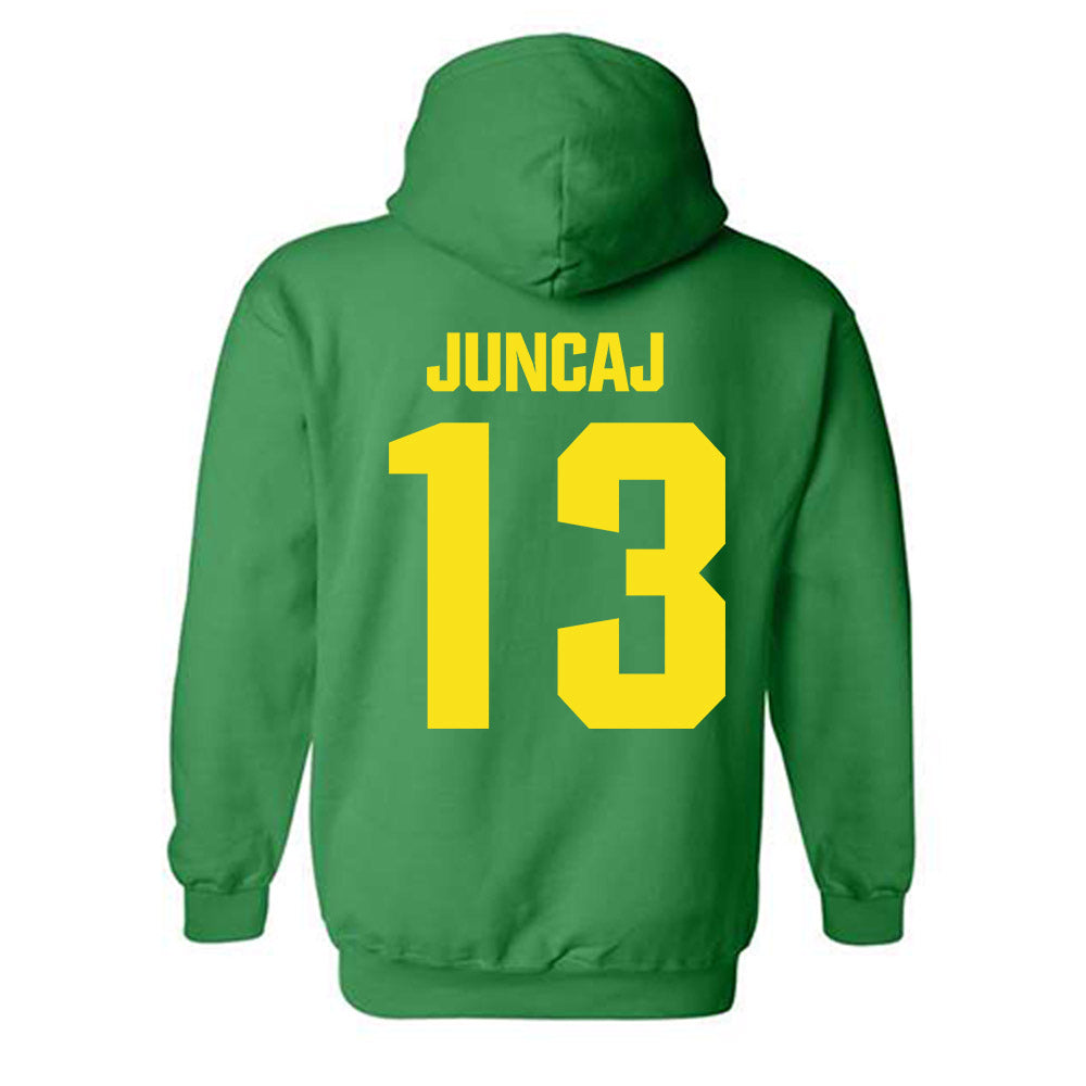 Oregon - NCAA Women's Soccer : Brooke Juncaj - Hooded Sweatshirt-1
