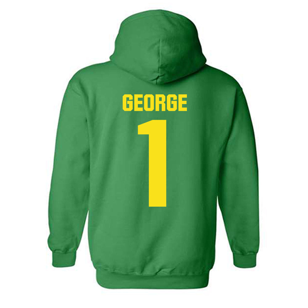 Oregon - NCAA Beach Volleyball : Natasha George - Hooded Sweatshirt-1
