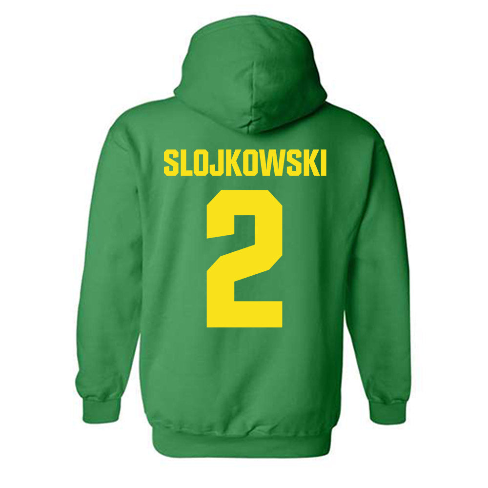 Oregon - NCAA Beach Volleyball : AJ Slojkowski - Hooded Sweatshirt-1