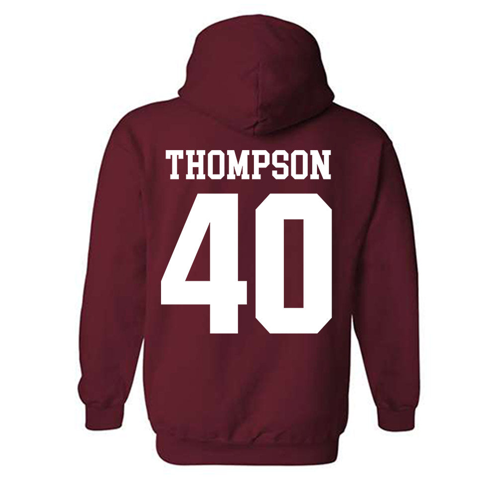 Stanford - NCAA Football : Jason Thompson - Classic Shersey Hooded Sweatshirt-1
