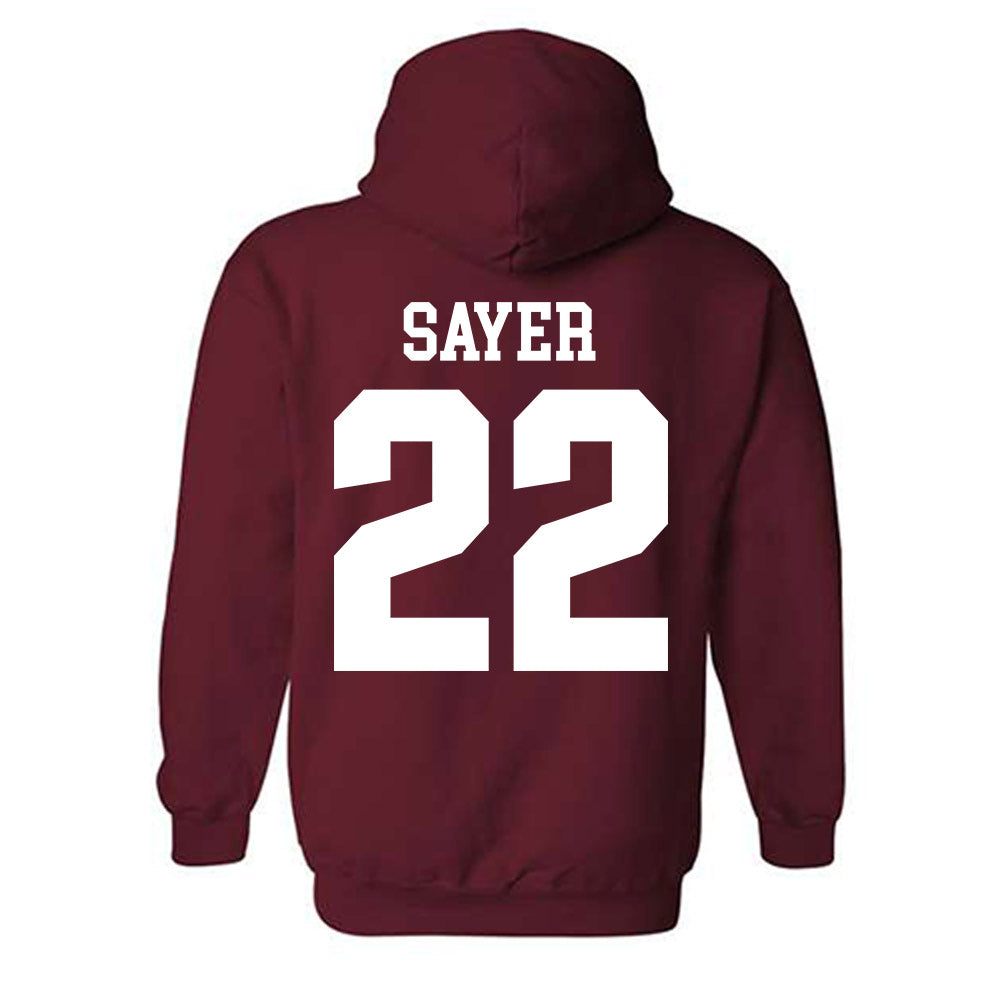 Stanford - NCAA Women's Volleyball : Erika Sayer - Classic Shersey Hooded Sweatshirt-1