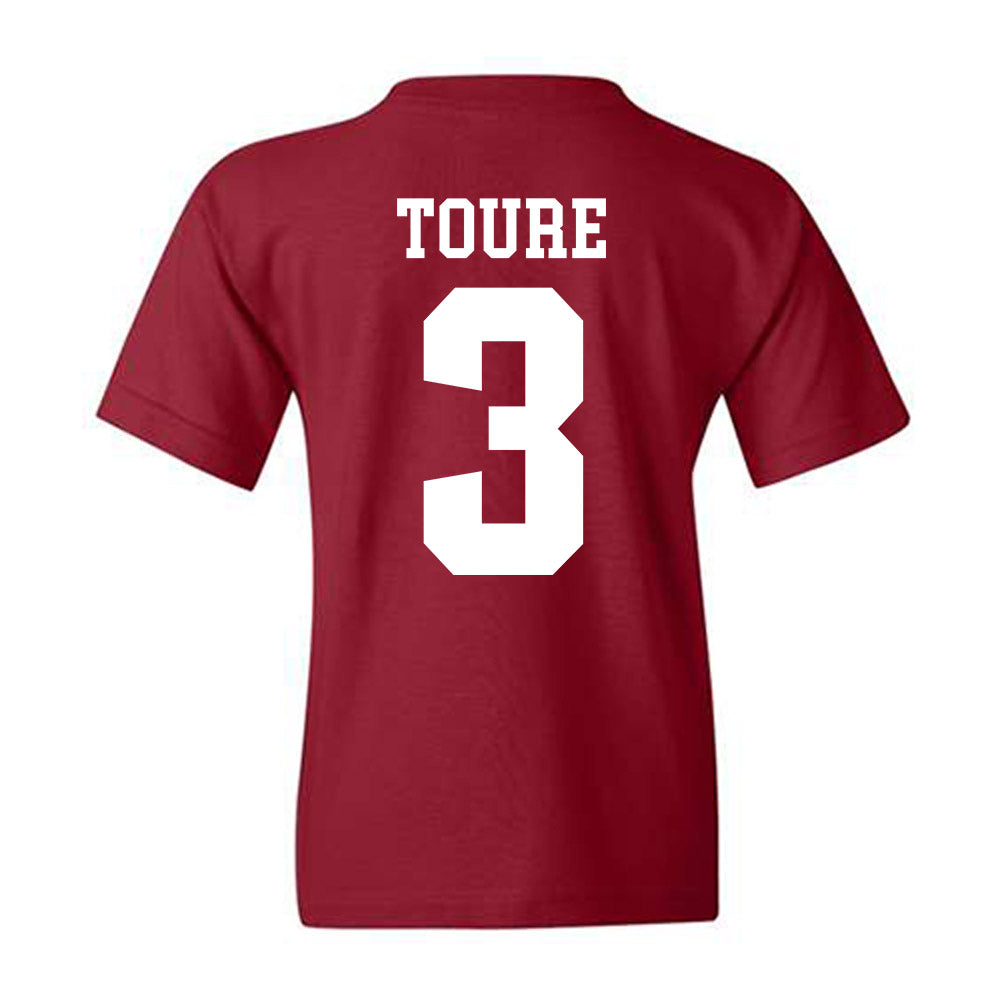 Stanford - NCAA Men's Basketball : Tallis Toure - Classic Shersey Youth T-Shirt-1