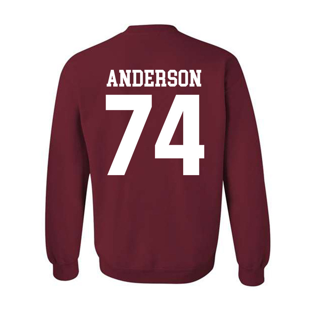 Stanford - NCAA Football : Fisher Anderson - Classic Shersey Crewneck Sweatshirt-1