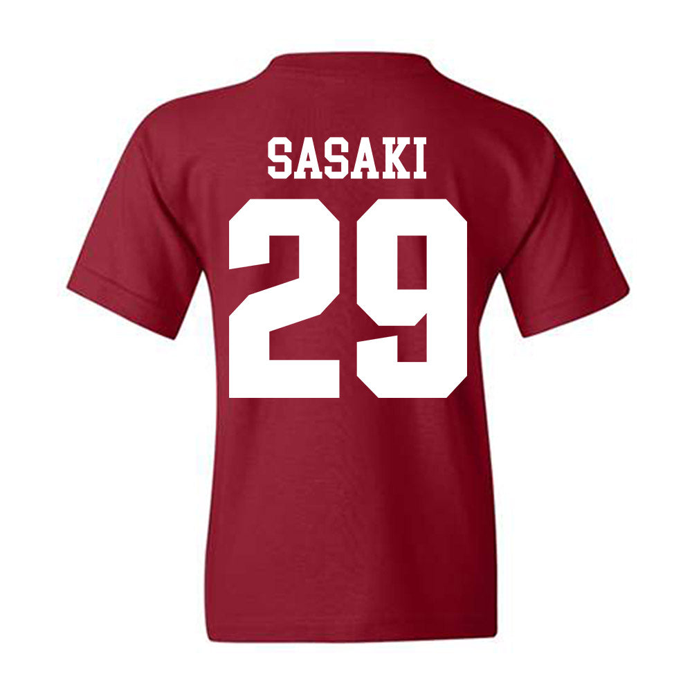 Stanford - NCAA Men's Soccer : Takashi Sasaki - Classic Shersey Youth T-Shirt-1