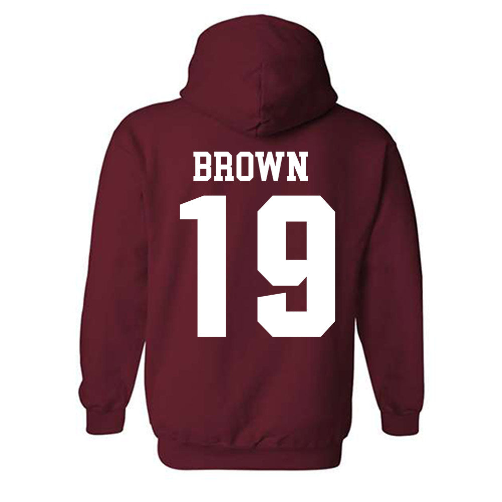Stanford - NCAA Women's Lacrosse : Emma Brown - Classic Shersey Hooded Sweatshirt-1