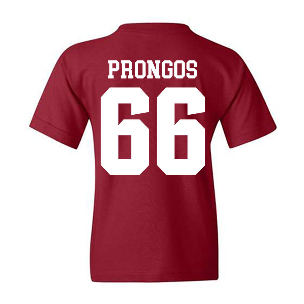 Stanford - NCAA Football : Niki Prongos - Classic Shersey Youth T-Shirt-1