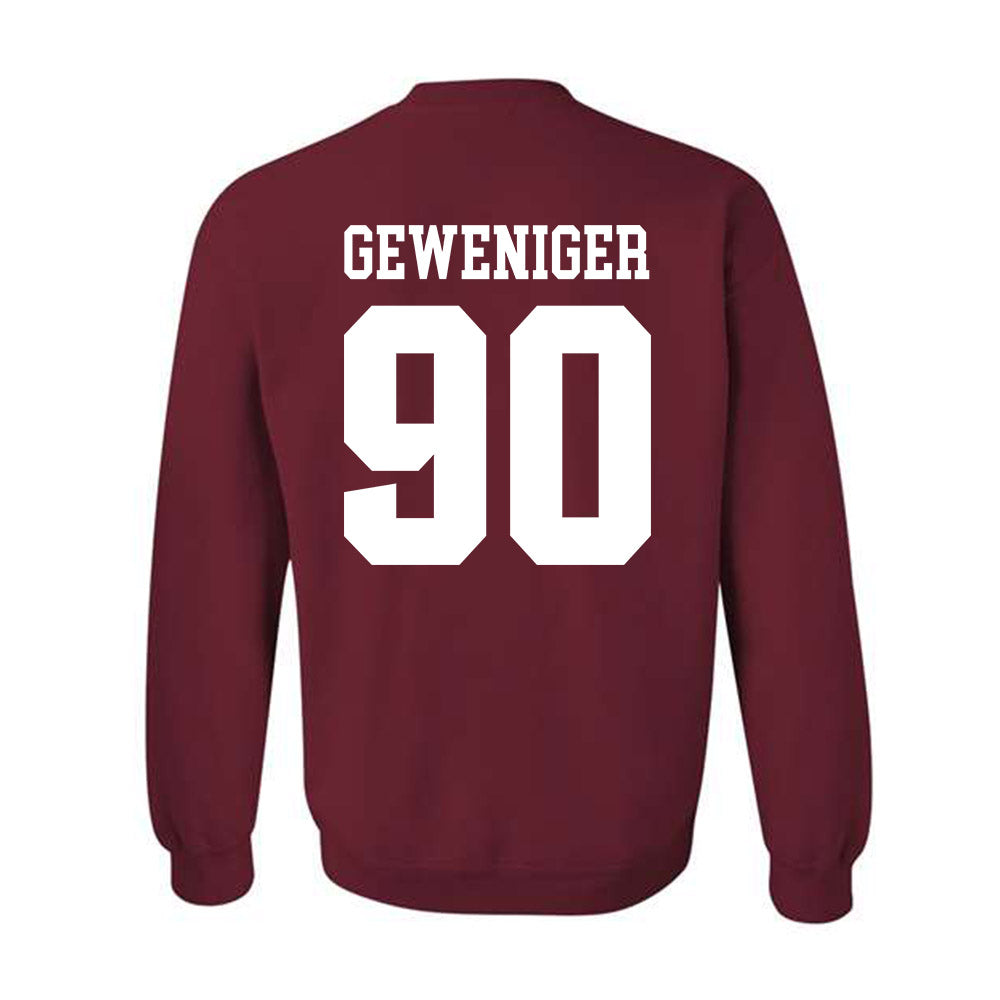 Stanford - NCAA Football : Gavin Geweniger - Classic Shersey Crewneck Sweatshirt-1