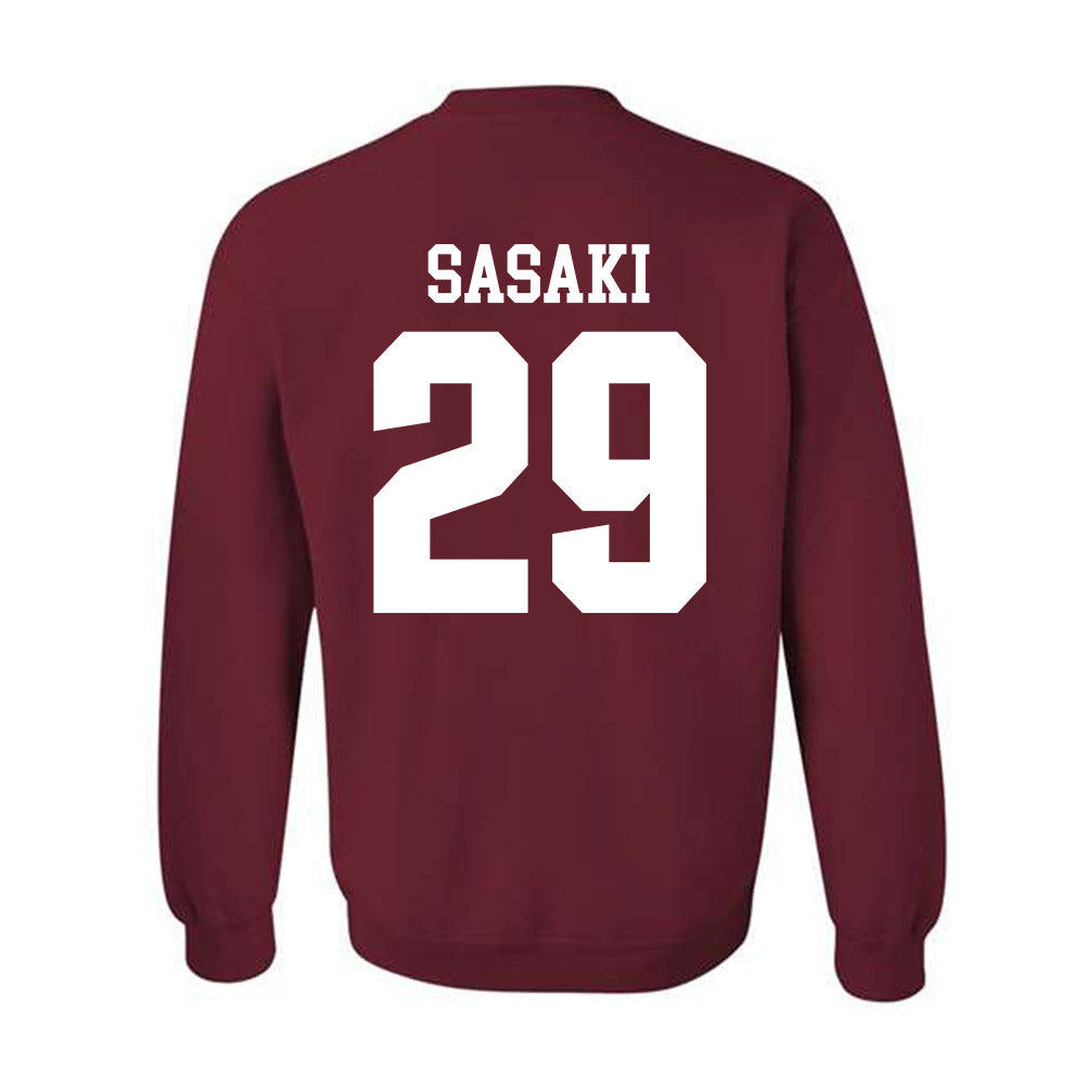 Stanford - NCAA Men's Soccer : Takashi Sasaki - Classic Shersey Crewneck Sweatshirt-1