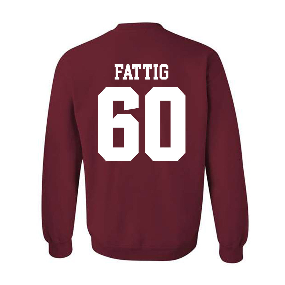 Stanford - NCAA Football : Nicholas Fattig - Classic Shersey Crewneck Sweatshirt-1