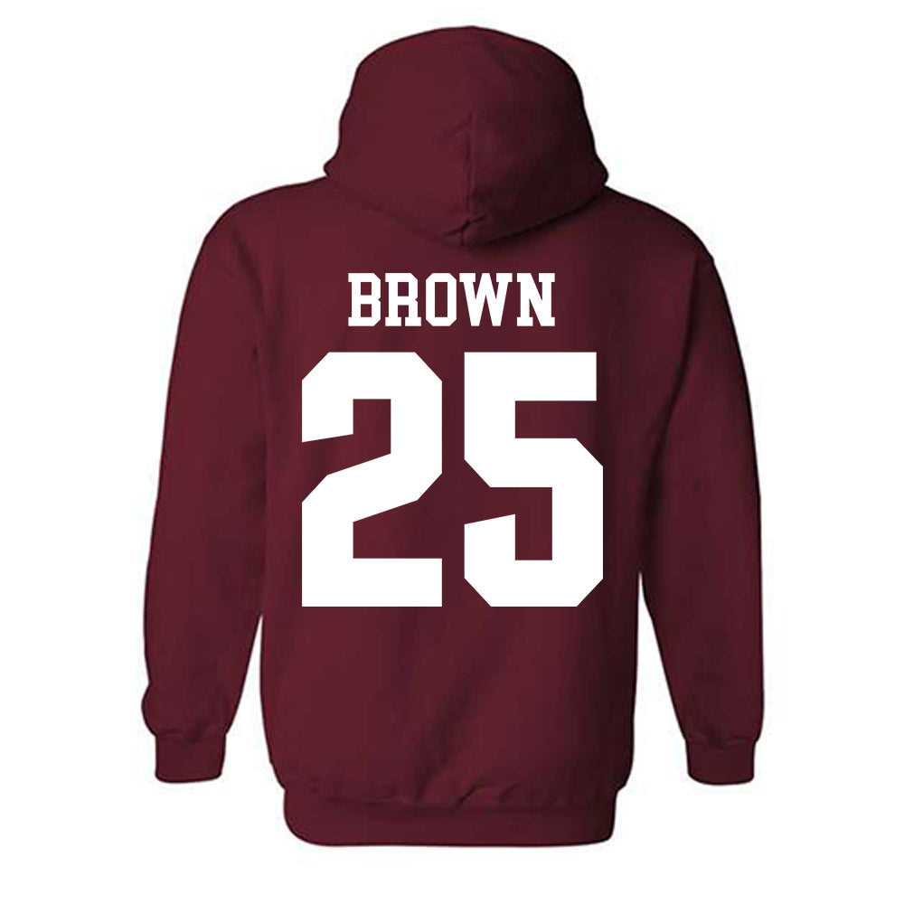 Stanford - NCAA Football : Marcus Brown - Classic Shersey Hooded Sweatshirt-1