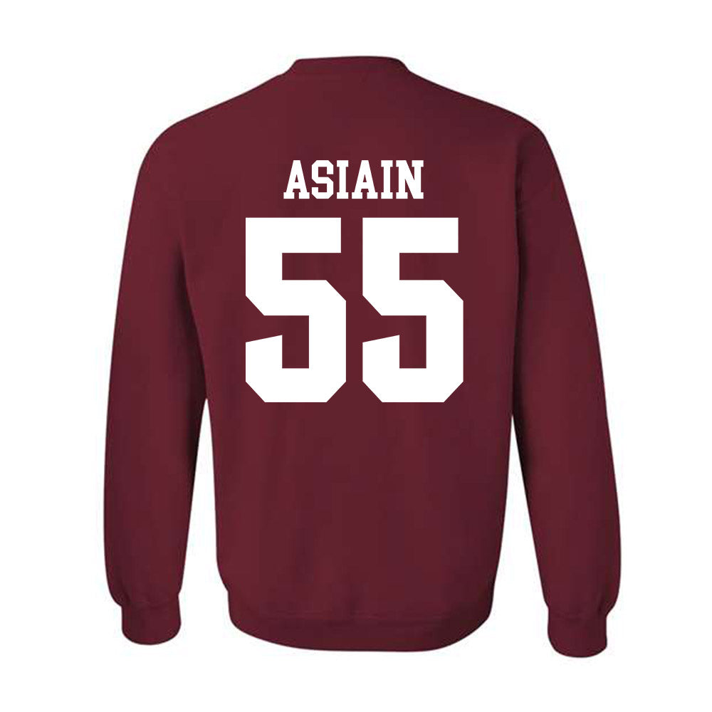 Stanford - NCAA Football : Joe Asiain - Classic Shersey Crewneck Sweatshirt-1