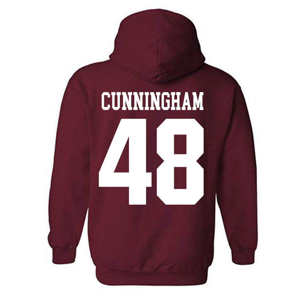 Stanford - NCAA Football : Drew Cunningham - Classic Shersey Hooded Sweatshirt-1