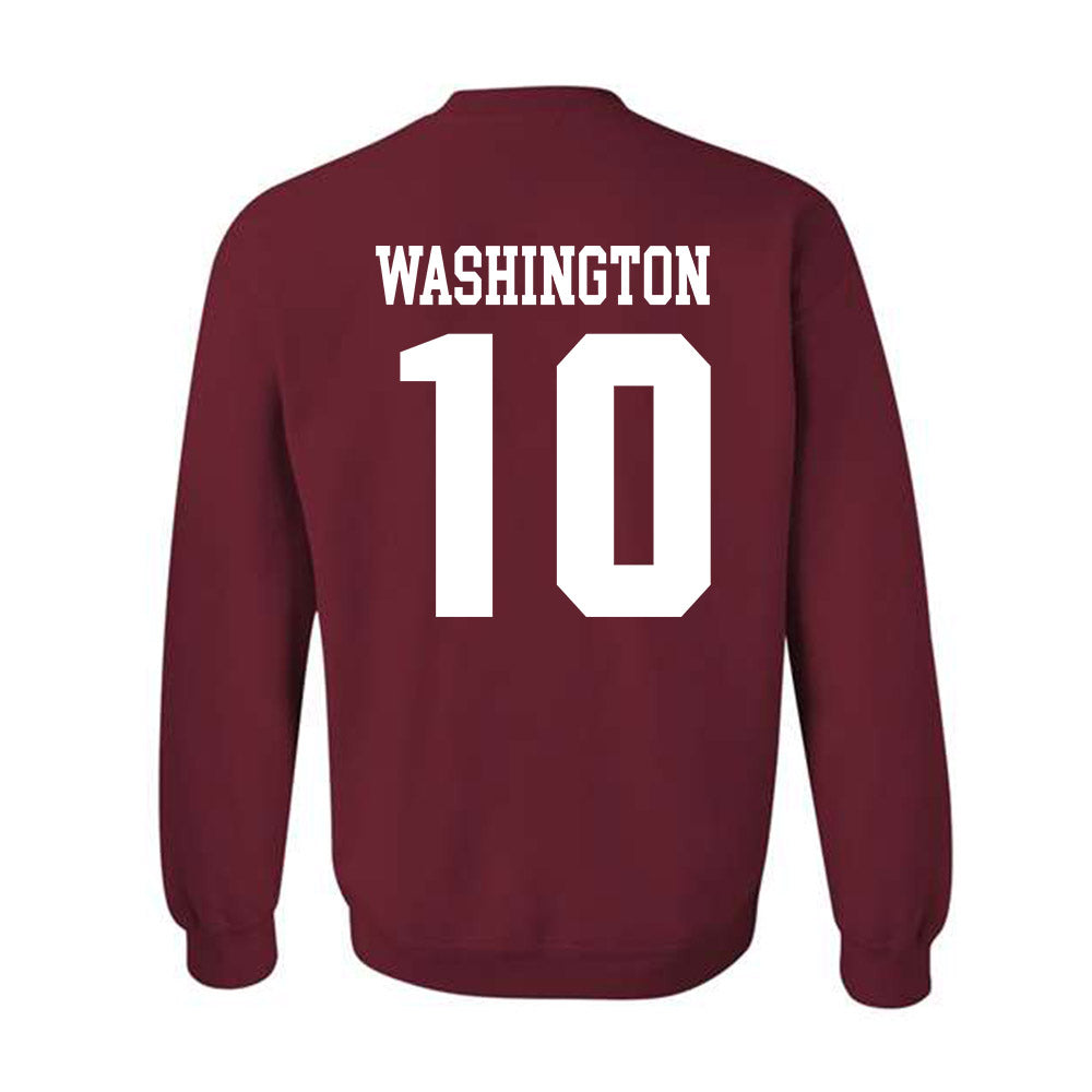 Stanford - NCAA Football : Jordan Washington - Classic Shersey Crewneck Sweatshirt-1