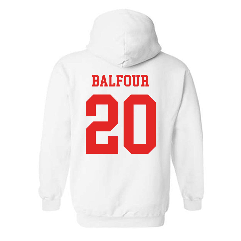Texas Tech - NCAA Football : Dontae Balfour - Classic Shersey Hooded Sweatshirt-1