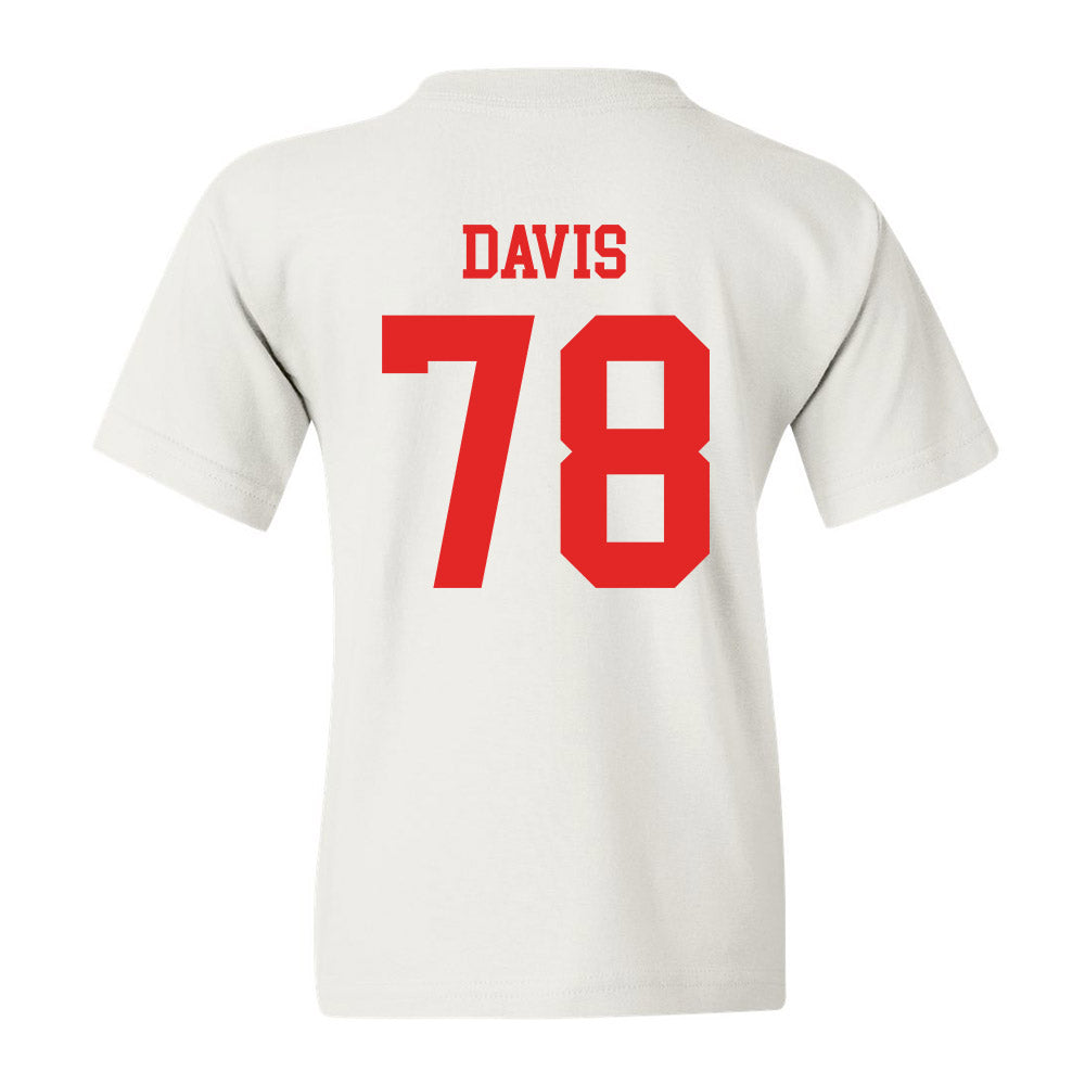 Texas Tech - NCAA Football : Ellis Davis - Classic Shersey Youth T-Shirt