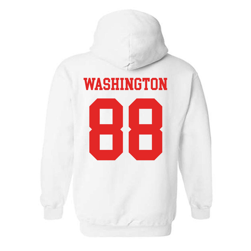 Texas Tech - NCAA Football : Amier Washington - Classic Shersey Hooded Sweatshirt-1